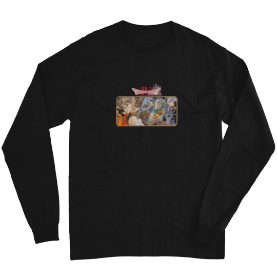 Discover Dragon-Quest-4-Famicom-Cover-Art T-Shirt Long Sleeves