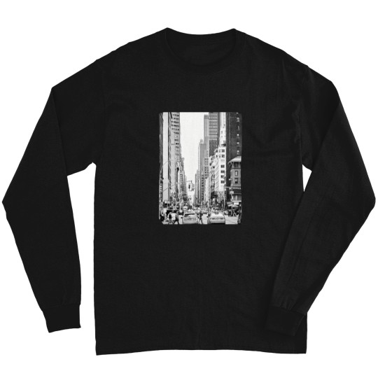 Discover New York Streets Streets New York Black And White Streets 1296 Long Sleeves