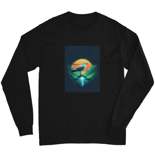 Discover The Seagull Planet Graphic Long Sleeves