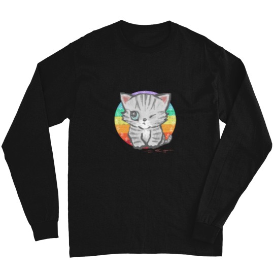 Discover Winking cat Long Sleeves