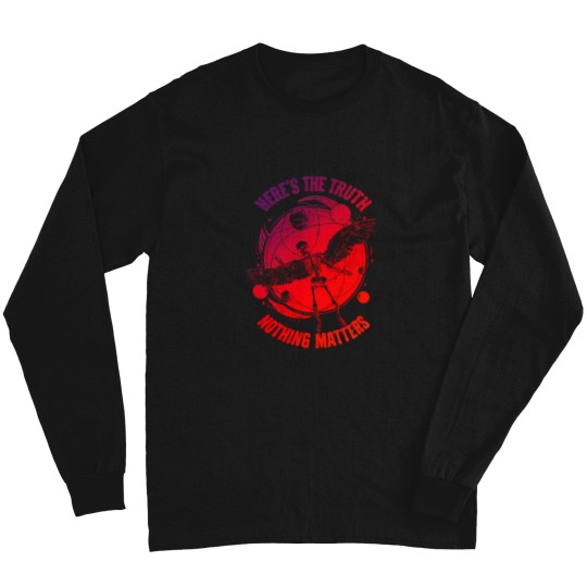 Discover nothing matters_vintage graphic Long Sleeves