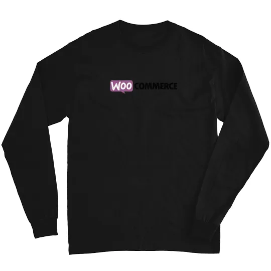 Discover Woocommerce Horizontal Logo Sticker - Personalize Your Store And Showcase Your Style Long Sleeves