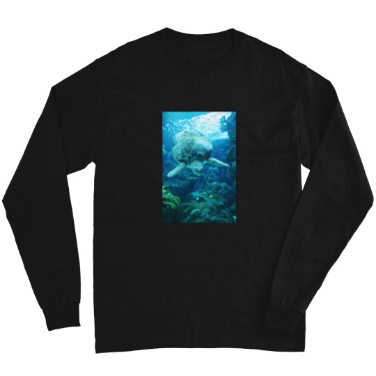 Discover Descending Sea Turtle Sticker 2442 Long Sleeves