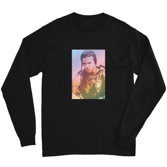 Discover Willow-Madmartigan-The-Greatest-Swordsman-Who-Ever-Lived-Digital-Painting-Single-And-Repeating-Pattern T-Shirt Long Sleeves