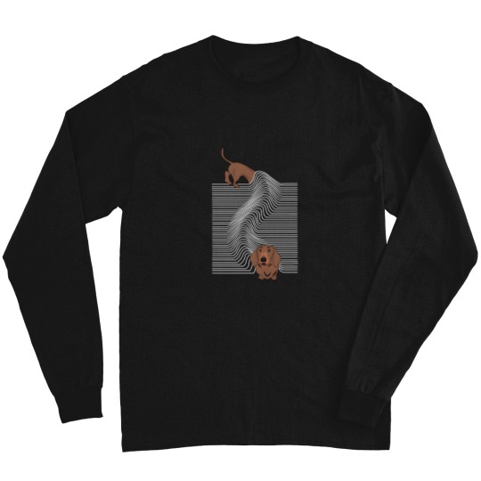 Discover Super Long Undercover Dachshund Funny Wiener Dog Long Sleeves