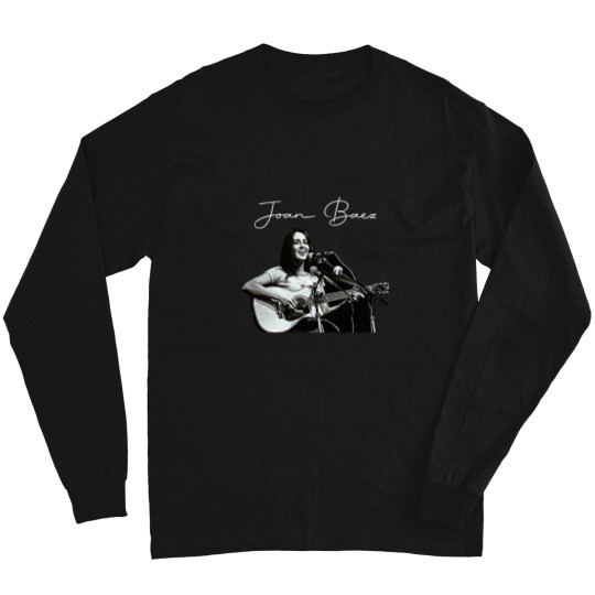 Discover Joan Baez Artwork T-Shirt Long Sleeves
