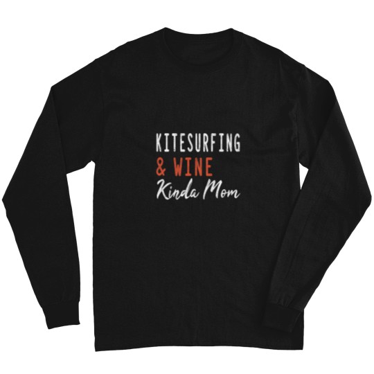 Discover Wines Fun Gymnastics And Wines Kinda Mom Acrobatics Cheerleader Women Long Sleeves