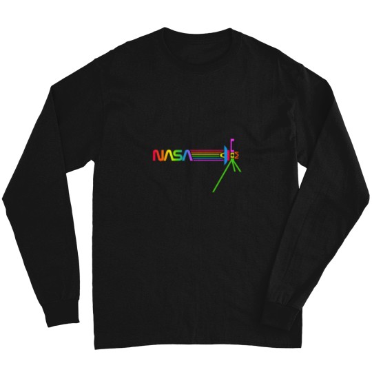 Discover Nasa Gay Pride Rainbow Tech Geek Gay For Long Sleeves
