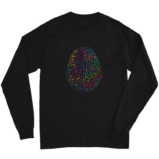 Discover Neuronal Human Brain Active T-Shirt 3675 Long Sleeves
