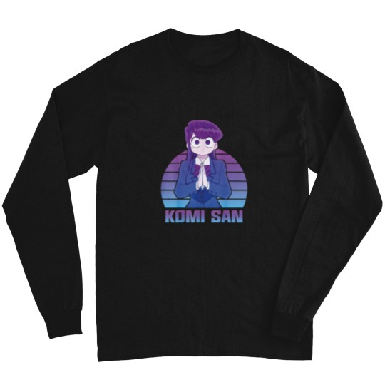 Discover Komi Can_t Communicate Komi San Retro (1) Long Sleeves