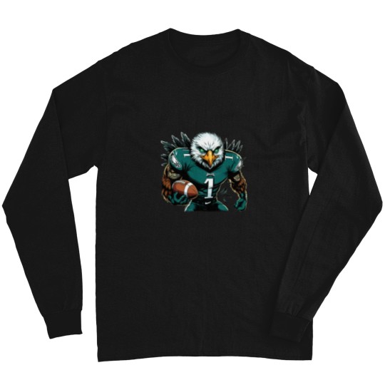 Discover Philadelphia Eagless Bird Gang football.png Long Sleeves