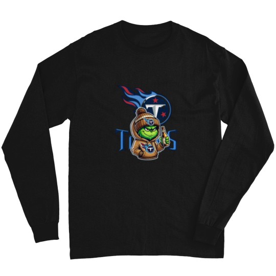 Discover This Team Makes Me Drink Tennesse Titans funny character.png Long Sleeves