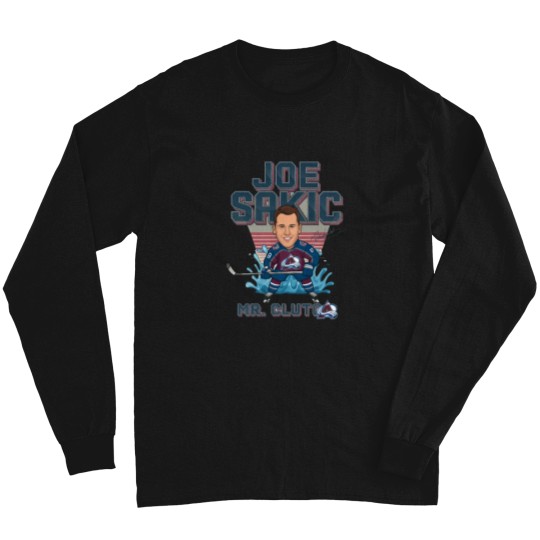 Discover joe sakic cartoon.png Long Sleeves