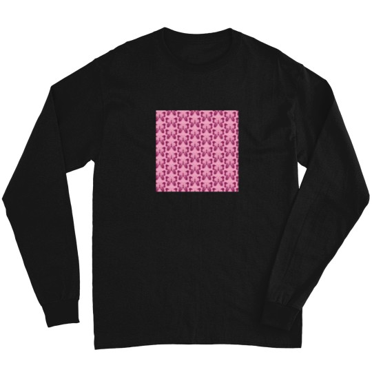 Discover 3510-Pink-Butterfly T-Shirt Long Sleeves