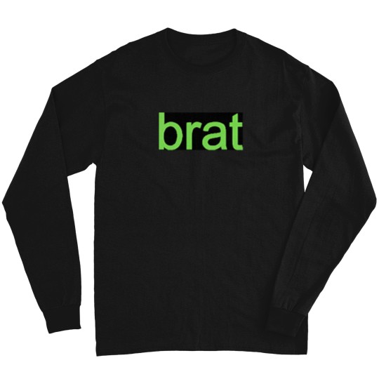 Discover Brat-T-Shirt-Logo Long Sleeves