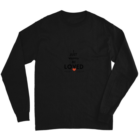 Discover I just wanna be loved qoute feeling let down cute sad panda, i wanna feeling love T-Shi Long Sleeves