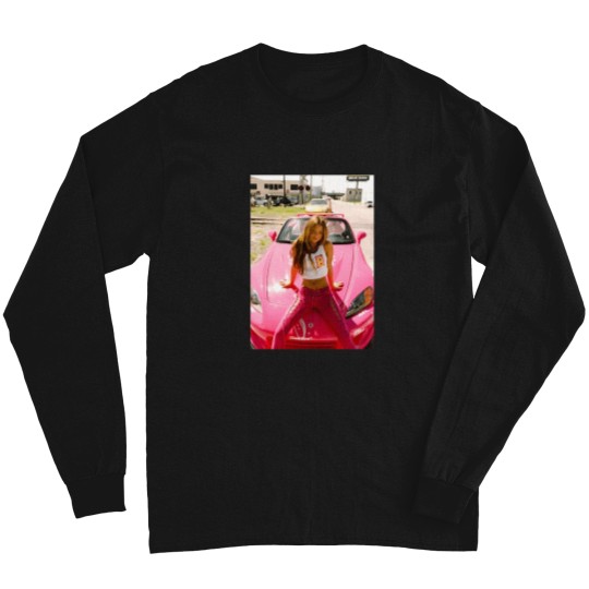 Discover Devon-Aoki-Pink-Race-Car T-Shirt Long Sleeves