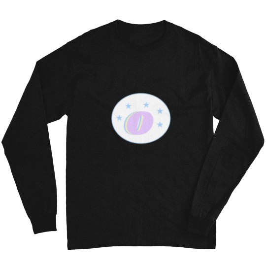 Discover Letter O Monogram Art Pink, Blue, Yellow Aesthetic Oversized Long Sleeves