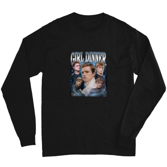 Discover Josh Hutcherson Girl Dinner Vintage Retro Long Sleeves