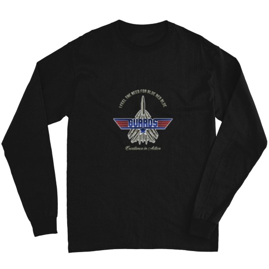 Discover I feel the Need for Blue Red Blue' (GUARDS Top guns Parody) Classic Long Sleeves