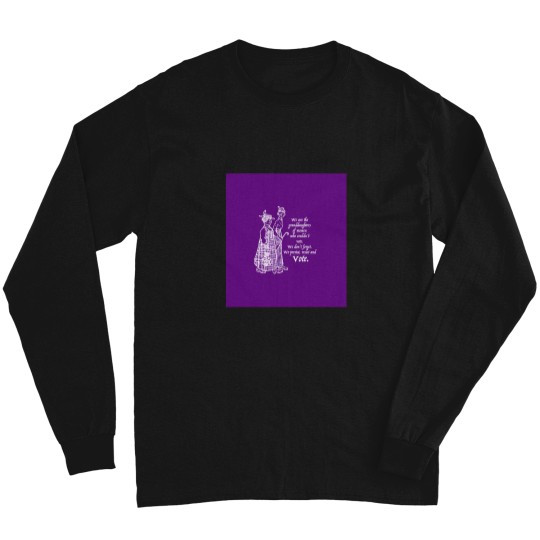 Discover 1581 Granddaughters Who Vote White On Purple Sleeveless Top Long Sleeves
