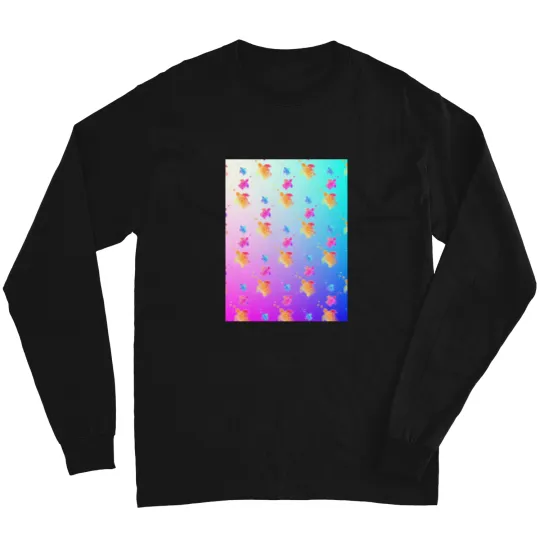 Discover Colorful Turtles Pattern- Long Sleeves