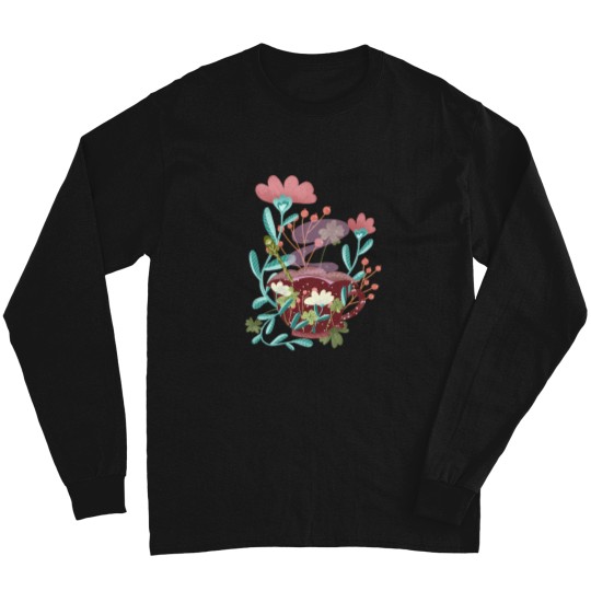Discover Chic floral teacup Long Sleeves