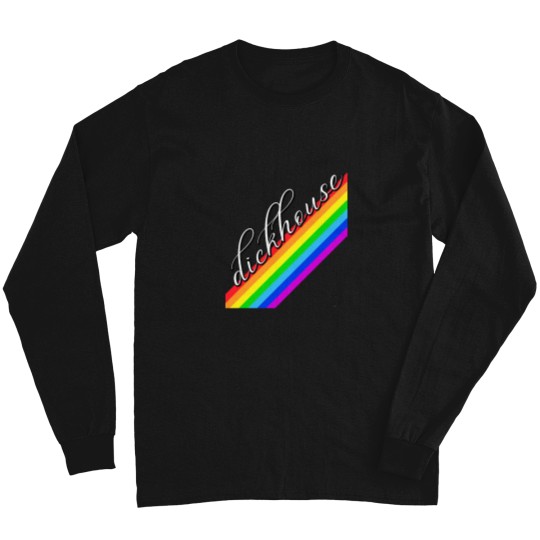 Discover DickhouseDickhouse ProductionsChalk Paintsliding Rainbow Who Deyyyyyyyyy Long Sleeves
