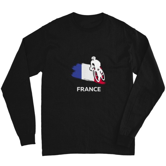 Discover France cycling Classic.png Long Sleeve T-Shirts