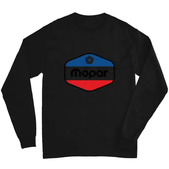 Discover Retro Muscle Power Badge Long Sleeve T-Shirts