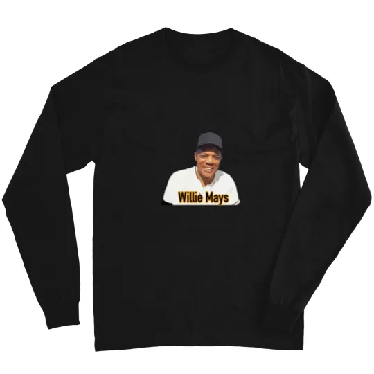 Discover Willie Mays Oversized Long Sleeve T-Shirts
