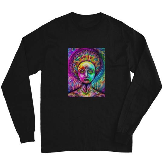 Discover Witch Art design Graphic Long Sleeve T-Shirts