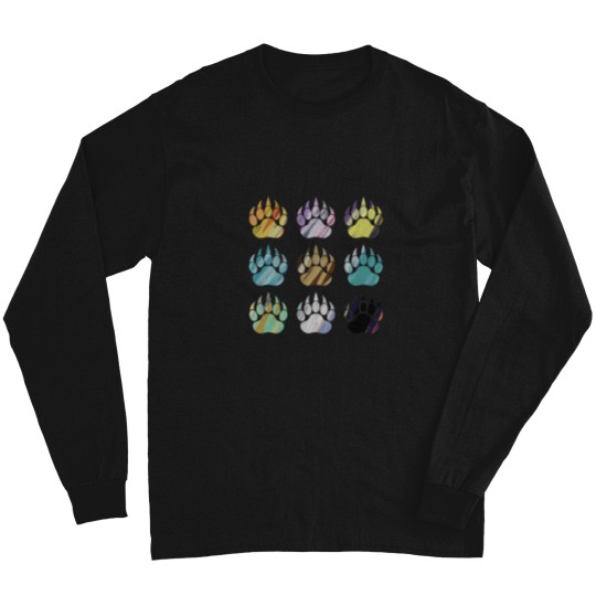 Discover Evolution Paws pastel Long Sleeve T-Shirts