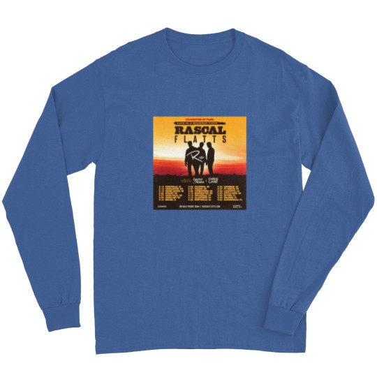 Discover Rascal Flatts Anniversary Life is a Highway Long Sleeve T Shirts