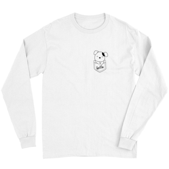 Discover dogs in Pocket - dogs lover - Parson russells Terrier - Bulls Terrier -png Long Sleeves