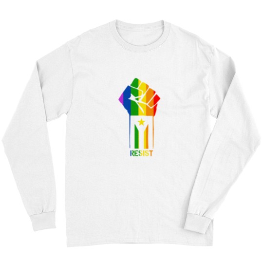 Discover LGBT Resist Fist Long Sleeves