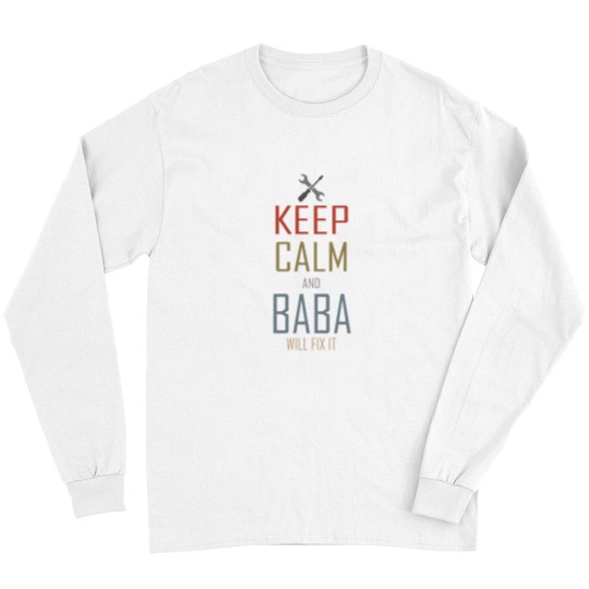 Discover Keep Calm And Baba Will Fix It Premium Long Sleeves