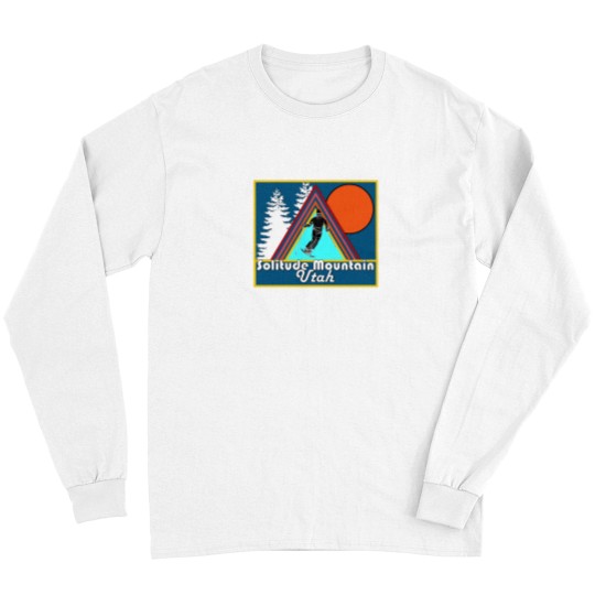 Discover Solitude mountains Utah skis vacation snow board -3 Long Sleeves