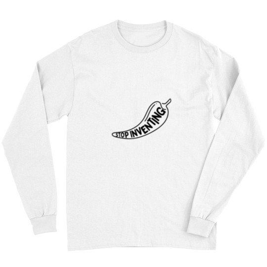 Discover Stop Inventing - Blacks Logo Long Sleeves