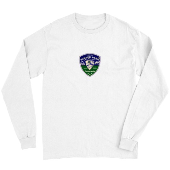 Discover Winter parks Colorado Skiing skis mountainss Skier Long Sleeves
