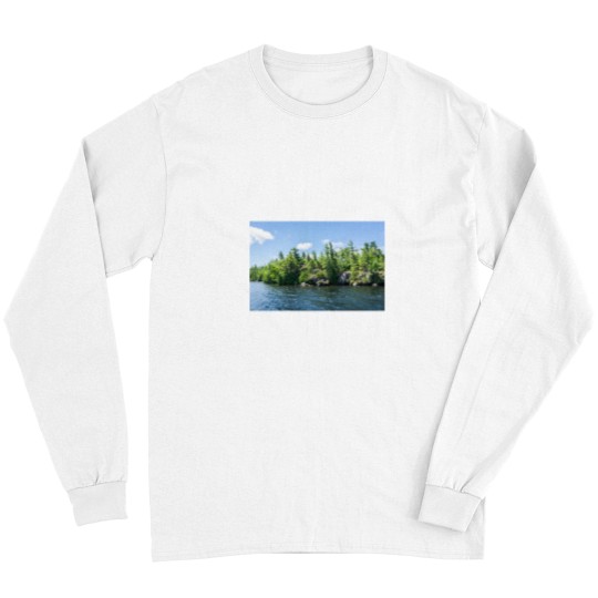 Discover Sunshiny Day Sail Up Norths - Georgian bays Canadian Landscapes Long Sleeves