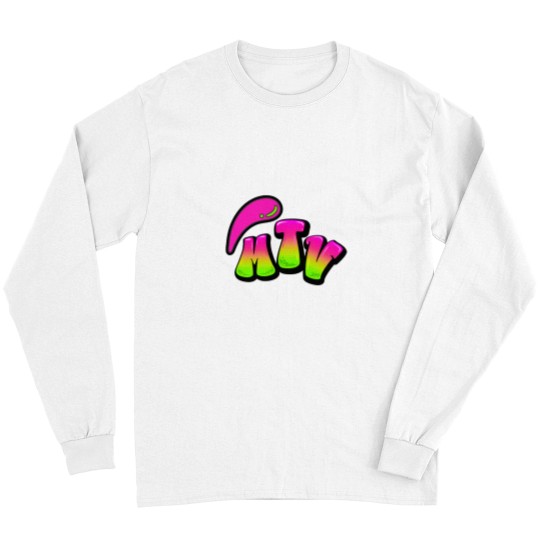 Discover MTVs Neons Pop - Vibrant 80s Inspired Long Sleeves