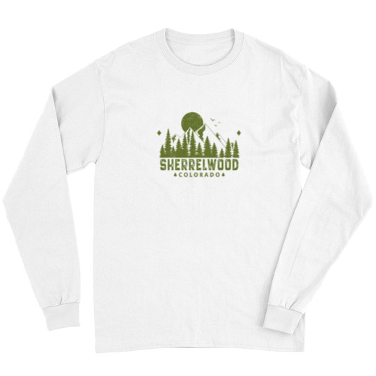 Discover Sherrelwood Colorado mountains Souvenir Long Sleeves