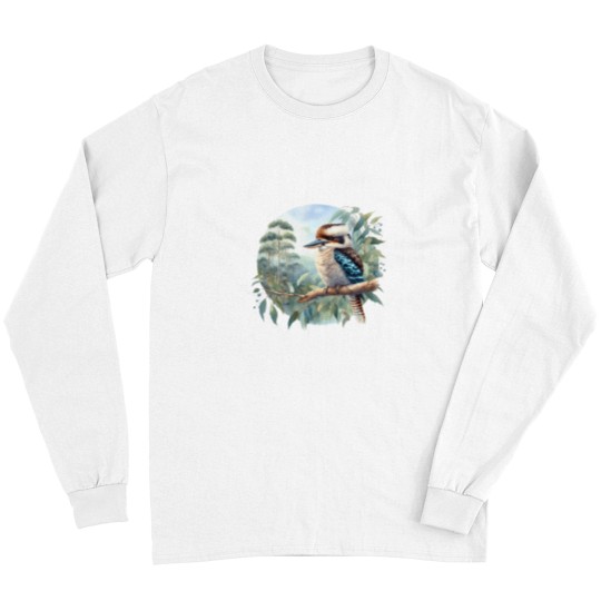 Discover Watercolour kookaburra Long Sleeves