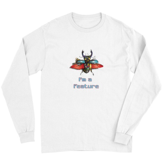 Discover I'm a Feature' Colored - Retro  for T-shirts - mugs - phone cases and other accessories Long Sleeves
