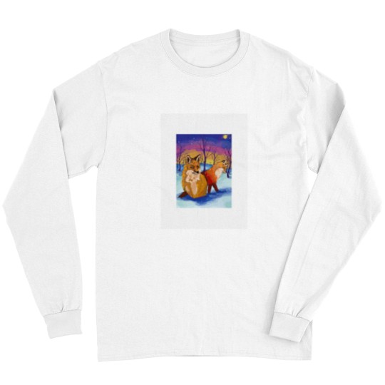 Discover Snowy Foxes Long Sleeves