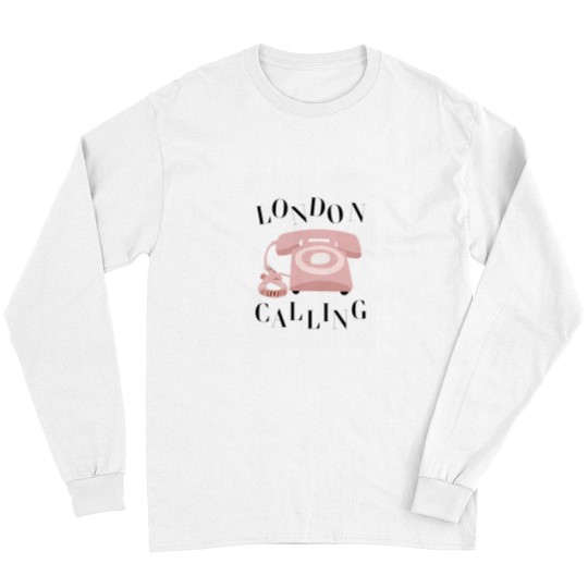 Discover London Calling Old Fashion Telephone Long Sleeves