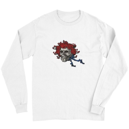 Discover grateful face flower dead Long Sleeves
