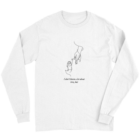 Discover darks line of Puppy loves line art Long Sleeves