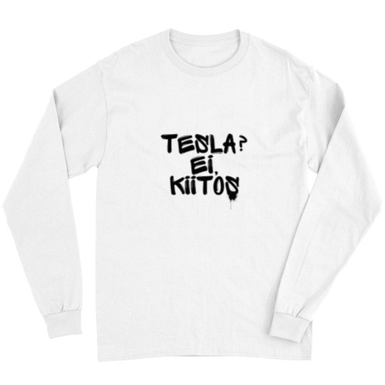 Discover teslas No - thank's - Blacks (Finnish) Long Sleeves
